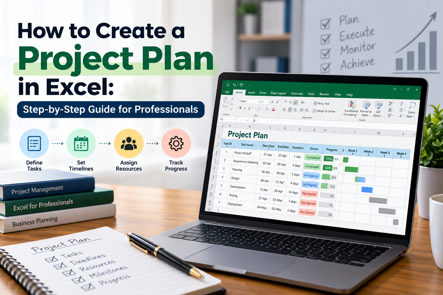 How to Create a Project Plan in Excel: Step-by-Step Guide for Professionals